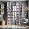 image:imageAmbesonne Mid Century Curtains Mosaic of Various Shapes and Colors Modern Style Complex and Grid Window Treatments 2 Panel Set for Living Room Bedroom Pair of  28 x 84 Blue OrangeBlue Orange