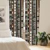 image:imageAmbesonne Mid Century Curtains Mosaic of Various Shapes and Colors Modern Style Complex and Grid Window Treatments 2 Panel Set for Living Room Bedroom Pair of  28 x 84 Blue OrangeRedwood Dark Taupe