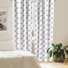 image:imageAmbesonne Mid Century Curtains Mosaic of Various Shapes and Colors Modern Style Complex and Grid Window Treatments 2 Panel Set for Living Room Bedroom Pair of  28 x 84 Blue OrangeWhite Pink