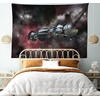 image:imageAmbesonne Modern Art Tapestry Girl Dreamcatcher and Ethnic Murky Colorful Paint Wide Wall Hanging for Bedroom Living Room Dorm 60 X 40 Pink GreyBlack Silver