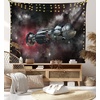image:imageAmbesonne Modern Art Tapestry Girl Dreamcatcher and Ethnic Murky Colorful Paint Wide Wall Hanging for Bedroom Living Room Dorm 60 X 40 Pink GreyBlack Silver