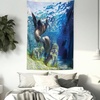 image:imageAmbesonne Modern Art Tapestry Girl Dreamcatcher and Ethnic Murky Colorful Paint Wide Wall Hanging for Bedroom Living Room Dorm 60 X 40 Pink GreyBlue Lime