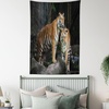 image:imageAmbesonne Modern Art Tapestry Girl Dreamcatcher and Ethnic Murky Colorful Paint Wide Wall Hanging for Bedroom Living Room Dorm 60 X 40 Pink GreyGrey and Ginger