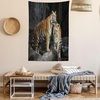 image:imageAmbesonne Modern Art Tapestry Girl Dreamcatcher and Ethnic Murky Colorful Paint Wide Wall Hanging for Bedroom Living Room Dorm 60 X 40 Pink GreyGrey and Ginger