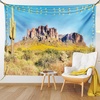 image:imageAmbesonne Modern Art Tapestry Girl Dreamcatcher and Ethnic Murky Colorful Paint Wide Wall Hanging for Bedroom Living Room Dorm 60 X 40 Pink GreyOrange Brown