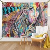 image:imageAmbesonne Modern Art Tapestry Girl Dreamcatcher and Ethnic Murky Colorful Paint Wide Wall Hanging for Bedroom Living Room Dorm 60 X 40 Pink GreyPink Grey