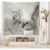 image:imageAmbesonne Modern Art Tapestry Girl Dreamcatcher and Ethnic Murky Colorful Paint Wide Wall Hanging for Bedroom Living Room Dorm 60 X 40 Pink GreyWhite Black