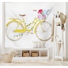 image:imageAmbesonne Modern Art Tapestry Girl Dreamcatcher and Ethnic Murky Colorful Paint Wide Wall Hanging for Bedroom Living Room Dorm 60 X 40 Pink GreyWhite Yellow