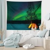 image:imageAmbesonne Modern Art Tapestry Girl Dreamcatcher and Ethnic Murky Colorful Paint Wide Wall Hanging for Bedroom Living Room Dorm 60 X 40 Pink GreyYellow Lime