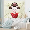 image:imageAmbesonne Modern Art Tapestry Girl Dreamcatcher and Ethnic Murky Colorful Paint Wide Wall Hanging for Bedroom Living Room Dorm 60 X 40 Pink GreyYellow Green