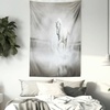 image:imageAmbesonne Modern Tapestry Close up Gorilla Portrait with Orange Eyes Zoo Jungle Animal Wild Money Graphic Wide Wall Hanging for Bedroom Living Room Dorm 80 X 60 Grey MarigoldBlack and White