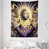 image:imageAmbesonne Modern Tapestry Close up Gorilla Portrait with Orange Eyes Zoo Jungle Animal Wild Money Graphic Wide Wall Hanging for Bedroom Living Room Dorm 80 X 60 Grey MarigoldViolet Mustard Dark Grey