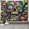image:imageAmbesonne Modern Tapestry Close up Gorilla Portrait with Orange Eyes Zoo Jungle Animal Wild Money Graphic Wide Wall Hanging for Bedroom Living Room Dorm 80 X 60 Grey MarigoldGreen Purple Pale Khaki