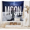 image:imageAmbesonne Modern Tapestry Close up Gorilla Portrait with Orange Eyes Zoo Jungle Animal Wild Money Graphic Wide Wall Hanging for Bedroom Living Room Dorm 80 X 60 Grey MarigoldGrey Blue
