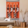 image:imageAmbesonne Modern Tapestry Close up Gorilla Portrait with Orange Eyes Zoo Jungle Animal Wild Money Graphic Wide Wall Hanging for Bedroom Living Room Dorm 80 X 60 Grey MarigoldOrange Black White