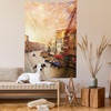 image:imageAmbesonne Modern Tapestry Close up Gorilla Portrait with Orange Eyes Zoo Jungle Animal Wild Money Graphic Wide Wall Hanging for Bedroom Living Room Dorm 80 X 60 Grey MarigoldOrange Yellow