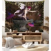 image:imageAmbesonne Modern Tapestry Close up Gorilla Portrait with Orange Eyes Zoo Jungle Animal Wild Money Graphic Wide Wall Hanging for Bedroom Living Room Dorm 80 X 60 Grey MarigoldBrown Pink