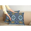 image:imageAmbesonne NYC Throw Pillow Cushion Cover Pack of 2 Manhattan New York City Fascinating View of Skyscrapers with Theme Vivid Dusk Photo Zippered DoubleSide Digital Print Decor 20 Blue PurpleBlue Mustard