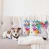 image:imageAmbesonne NYC Throw Pillow Cushion Cover Pack of 2 Manhattan New York City Fascinating View of Skyscrapers with Theme Vivid Dusk Photo Zippered DoubleSide Digital Print Decor 20 Blue PurpleWhite Pink