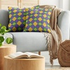 image:imageAmbesonne NYC Throw Pillow Cushion Cover Pack of 2 Manhattan New York City Fascinating View of Skyscrapers with Theme Vivid Dusk Photo Zippered DoubleSide Digital Print Decor 20 Blue PurpleViolet Yellow