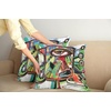 image:imageAmbesonne NYC Throw Pillow Cushion Cover Pack of 2 Manhattan New York City Fascinating View of Skyscrapers with Theme Vivid Dusk Photo Zippered DoubleSide Digital Print Decor 20 Blue PurpleGreen Coral
