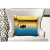 image:imageAmbesonne NYC Throw Pillow Cushion Cover Pack of 2 Manhattan New York City Fascinating View of Skyscrapers with Theme Vivid Dusk Photo Zippered DoubleSide Digital Print Decor 20 Blue PurpleOrange Blue