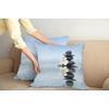image:imageAmbesonne NYC Throw Pillow Cushion Cover Pack of 2 Manhattan New York City Fascinating View of Skyscrapers with Theme Vivid Dusk Photo Zippered DoubleSide Digital Print Decor 20 Blue PurpleBlack and White