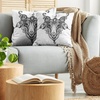 image:imageAmbesonne NYC Throw Pillow Cushion Cover Pack of 2 Manhattan New York City Fascinating View of Skyscrapers with Theme Vivid Dusk Photo Zippered DoubleSide Digital Print Decor 20 Blue PurpleCharcoal Grey