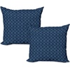 image:imageAmbesonne NYC Throw Pillow Cushion Cover Pack of 2 Manhattan New York City Fascinating View of Skyscrapers with Theme Vivid Dusk Photo Zippered DoubleSide Digital Print Decor 20 Blue PurpleDark Blue