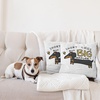 image:imageAmbesonne NYC Throw Pillow Cushion Cover Pack of 2 Manhattan New York City Fascinating View of Skyscrapers with Theme Vivid Dusk Photo Zippered DoubleSide Digital Print Decor 20 Blue PurpleBlack Yellow