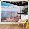 image:imageAmbesonne Ombre Tapestry Deep Blue Tropical Ocean Exotic Lands Inspired Design Modern Digital Print Wall Hanging for Bedroom Living Room Dorm Decor 60 X 80 Petrol BlueSea Blue