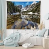image:imageAmbesonne Ombre Tapestry Deep Blue Tropical Ocean Exotic Lands Inspired Design Modern Digital Print Wall Hanging for Bedroom Living Room Dorm Decor 60 X 80 Petrol BlueGreen Brown Blue