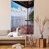 image:imageAmbesonne Ombre Tapestry Deep Blue Tropical Ocean Exotic Lands Inspired Design Modern Digital Print Wall Hanging for Bedroom Living Room Dorm Decor 60 X 80 Petrol BlueSea Blue