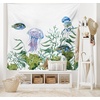 image:imageAmbesonne Ombre Tapestry Deep Blue Tropical Ocean Exotic Lands Inspired Design Modern Digital Print Wall Hanging for Bedroom Living Room Dorm Decor 60 X 80 Petrol BlueReseda Green Jade Green