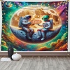 image:imageAmbesonne Ombre Tapestry Deep Blue Tropical Ocean Exotic Lands Inspired Design Modern Digital Print Wall Hanging for Bedroom Living Room Dorm Decor 60 X 80 Petrol BlueJade Green Amber Purple