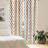 image:imageAmbesonne Plaid Curtains Classical British Tartan Design with a Modern Look Pink and Blue Tile Pattern Window Treatments 2 Panel Set for Living Room Bedroom Pair of  28 x 84 Grey PinkWhite Orange
