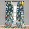 image:imageAmbesonne Plaid Curtains Classical British Tartan Design with a Modern Look Pink and Blue Tile Pattern Window Treatments 2 Panel Set for Living Room Bedroom Pair of  28 x 84 Grey PinkPetrol Blue Multicolor