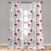image:imageAmbesonne Plaid Curtains Classical British Tartan Design with a Modern Look Pink and Blue Tile Pattern Window Treatments 2 Panel Set for Living Room Bedroom Pair of  28 x 84 Grey PinkBlack Red