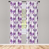 image:imageAmbesonne Plaid Curtains Classical British Tartan Design with a Modern Look Pink and Blue Tile Pattern Window Treatments 2 Panel Set for Living Room Bedroom Pair of  28 x 84 Grey PinkBlue Purple