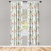 image:imageAmbesonne Plaid Curtains Classical British Tartan Design with a Modern Look Pink and Blue Tile Pattern Window Treatments 2 Panel Set for Living Room Bedroom Pair of  28 x 84 Grey PinkGreen Orange