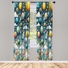 image:imageAmbesonne Plaid Curtains Classical British Tartan Design with a Modern Look Pink and Blue Tile Pattern Window Treatments 2 Panel Set for Living Room Bedroom Pair of  28 x 84 Grey PinkPetrol Blue Multicolor