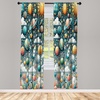 image:imageAmbesonne Plaid Curtains Classical British Tartan Design with a Modern Look Pink and Blue Tile Pattern Window Treatments 2 Panel Set for Living Room Bedroom Pair of  28 x 84 Grey PinkPetrol Blue Multicolor
