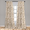 image:imageAmbesonne Plaid Curtains Classical British Tartan Design with a Modern Look Pink and Blue Tile Pattern Window Treatments 2 Panel Set for Living Room Bedroom Pair of  28 x 84 Grey PinkBeige