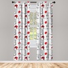 image:imageAmbesonne Plaid Curtains Classical British Tartan Design with a Modern Look Pink and Blue Tile Pattern Window Treatments 2 Panel Set for Living Room Bedroom Pair of  28 x 84 Grey PinkBlack Red