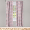 image:imageAmbesonne Plaid Curtains Classical British Tartan Design with a Modern Look Pink and Blue Tile Pattern Window Treatments 2 Panel Set for Living Room Bedroom Pair of  28 x 84 Grey PinkRed White
