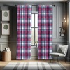 image:imageAmbesonne Plaid Curtains Classical British Tartan Design with a Modern Look Pink and Blue Tile Pattern Window Treatments 2 Panel Set for Living Room Bedroom Pair of  28 x 84 Grey PinkGrey Pink