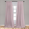 image:imageAmbesonne Plaid Curtains Classical British Tartan Design with a Modern Look Pink and Blue Tile Pattern Window Treatments 2 Panel Set for Living Room Bedroom Pair of  28 x 84 Grey PinkRed White
