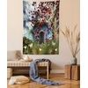 image:imageAmbesonne Psychedelic Tapestry Trippy Abstract Surreal Human Faces Tattoo Style Art Print Wall Hanging for Bedroom Living Room Dorm Decor 60 X 80 Black GreyRed Blue