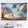 image:imageAmbesonne Psychedelic Tapestry Trippy Abstract Surreal Human Faces Tattoo Style Art Print Wall Hanging for Bedroom Living Room Dorm Decor 60 X 80 Black GreyLavender Teal Orange