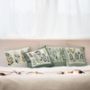 image:imageAmbesonne Retro Throw Pillow Cushion Cover Fashion Woman with Dandelion Flower Spring Wind Garden Sketchy Illustration Decorative Square Accent Pillow Case 16 X 16 Warm Taupe and BluePeacock Green Fawn Maroon